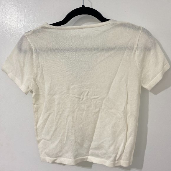 Women's Front Tie, Drawstring t-shirt - Picture 4 of 4